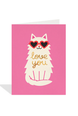 Halfpenny Postage Cat Sunnies Card