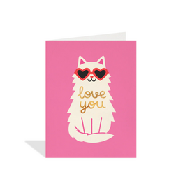 Halfpenny Postage Cat Sunnies Card