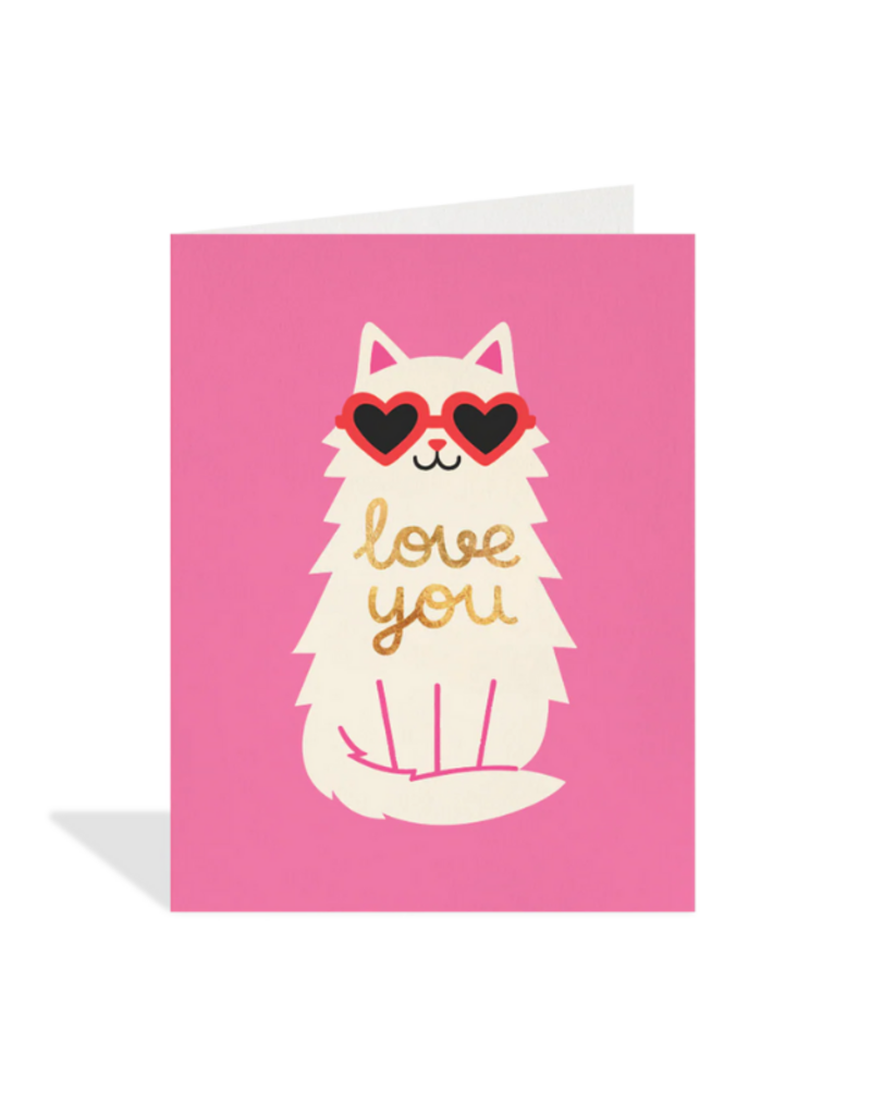 Halfpenny Postage Cat Sunnies Card
