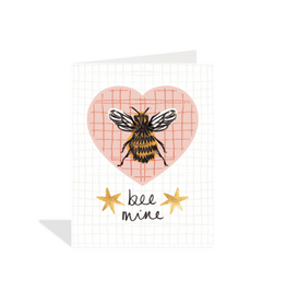 Halfpenny Postage Bee Mine Card