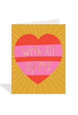 Halfpenny Postage All My Heart Card