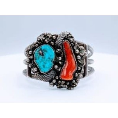 Bracelet MHS Turquoise Sterling Mens Bracelet MHS Turquoise Sterling Mens