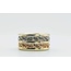 Ring Rope Tri-Tone Double Band sz 6.5 10k 118100355