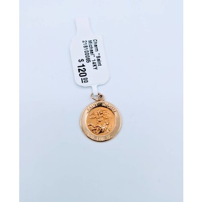 Charm "Saint Michael" 14KY 218100065 Charm "Saint Michael" 14KY 218100065