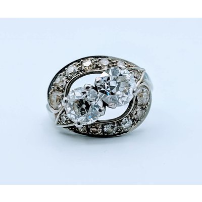Ring Diamond Cocktail 14K SZ 5 418110012 v Ring Diamond Cocktail 14K SZ 5 418110012 v