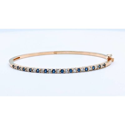 Bracelet Diamond Sapphire Bangle 14k 418110051 Bracelet Diamond Sapphire Bangle 14k 418110051