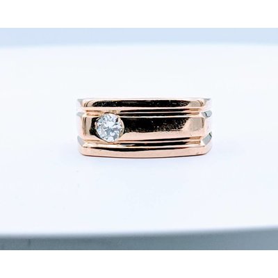 Ring Diamond Solitaire .33ct Round 14K Sz 10 418110116 Ring Diamond Solitaire .33ct Round 14K Sz 10 418110116