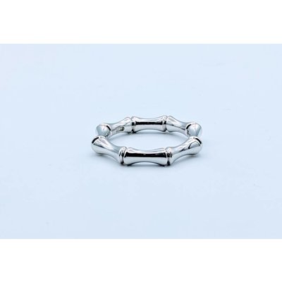 Ring Gucci Bamboo Stretch Ring 18K Sz 6-8 418110105 Ring Gucci Bamboo Stretch Ring 18K Sz 6-8 418110105