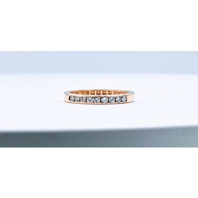 Ring Diamond Channel Set .25ctw 14k Sz 7 418110121 Ring Diamond Channel Set .25ctw 14k Sz 7 418110121