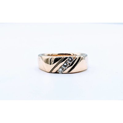 Ring 3-Stone Diamond Band .25ctw 14K Sz 8.5 418110114 Ring 3-Stone Diamond Band .25ctw 14K Sz 8.5 418110114