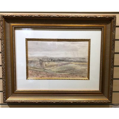 Art Geoffrey Rhoades "View Over The Fields" 1933 218120036 Art Geoffrey Rhoades "View Over The Fields" 1933 218120036