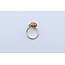 Ring Diamond Swirl Textured 14K SZ 8  218120042