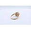 Ring Diamond Swirl Textured 14K SZ 8  218120042