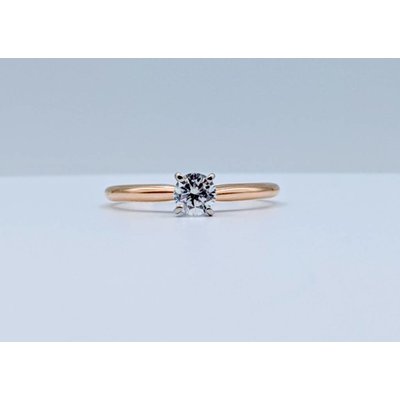Ring .27ct Rnd Solitare 14ky Sz5 419010290 Ring .27ct Rnd Solitare 14ky Sz5 419010290