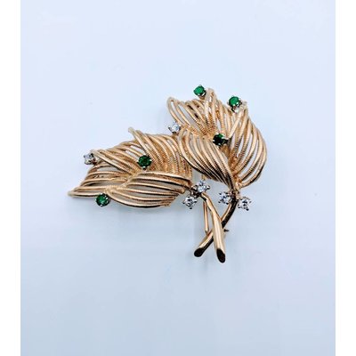 Pendant Emer Dia Brooch 18ky 419010219 Pendant Emer Dia Brooch 18ky 419010219