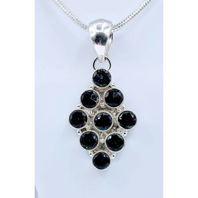 Pendant Mystic topaz 9-Stone SS 219020017 Pendant Mystic topaz 9-Stone SS 219020017