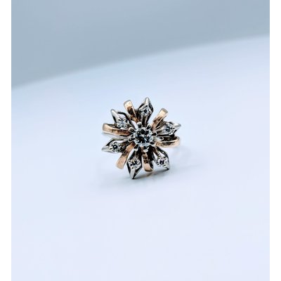 Ring Dia Ribbon 14KTT Sz5 219030035 Ring Dia Ribbon 14KTT Sz5 219030035