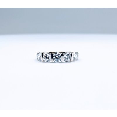 Ring 5-Stone Diamond Band 1.75ctw 14k Sz7 219030019 Ring 5-Stone Diamond Band 1.75ctw 14k Sz7 219030019