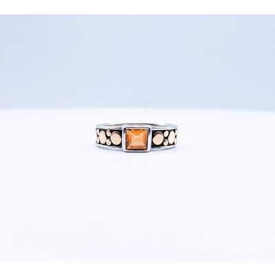 Ring John Hardy Citrine SS/18k Sz 6.5 219040003 Ring John Hardy Citrine SS/18k Sz 6.5 219040003