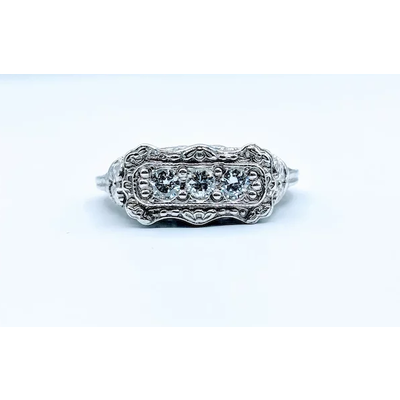 Ring Vintage Diamond 14k Sz 6 219040045 Ring Vintage Diamond 14k Sz 6 219040045