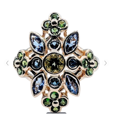 Ring Multi Gemstone 14k Sz 7 219040029 Ring Multi Gemstone 14k Sz 7 219040029