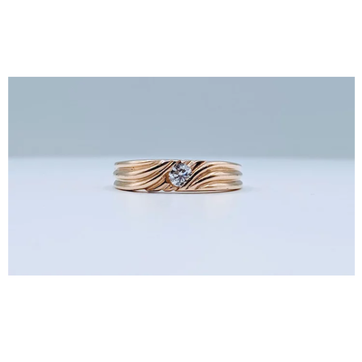 Ring .25ct Dia Wave Pattern 14ky Sz11 119050033 Ring .25ct Dia Wave Pattern 14ky Sz11 119050033