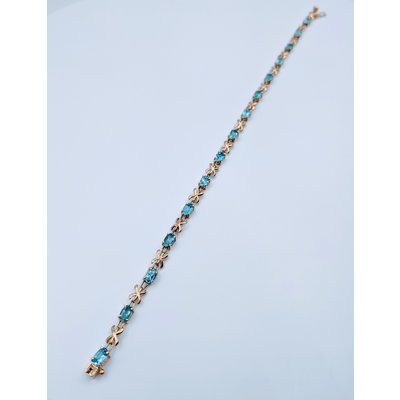 Bracelet Topaz 14K 8" 218120040 Bracelet Topaz 14K 8" 218120040