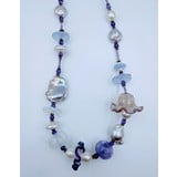  Necklace Blown Glass Gemstone  218100018