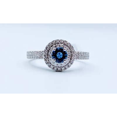 Ring 18KW .28 DI ( VS) .49 CT SAPP Ring 18KW .28 DI ( VS) .49 CT SAPP