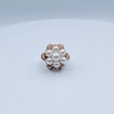  Ring Pearl Cocktail 14ky Sz7 219070025