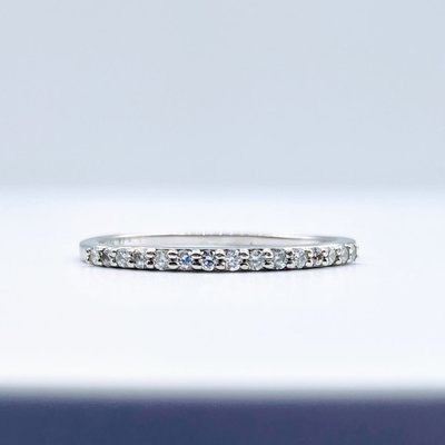 Ring Diamond Band .15ctw 18kw Sz8 219070116 Ring Diamond Band .15ctw 18kw Sz8 219070116