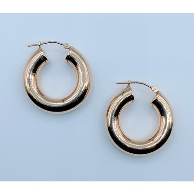 Earrings Hollow Hoop 14ky 419070418 Earrings Hollow Hoop 14ky 419070418