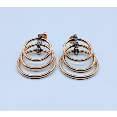 Earrings Hoop Dia Stud 14ky .05ctw 419070422 Earrings Hoop Dia Stud 14ky .05ctw 419070422