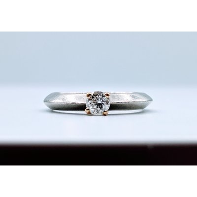 Ring .25ct Dia Platinum & 18k Sz6 419070480 Ring .25ct Dia Platinum & 18k Sz6 419070480