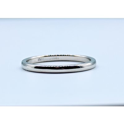 Ring 2mm Band 14kw Sz6.25 119080074 Ring 2mm Band 14kw Sz6.25 119080074
