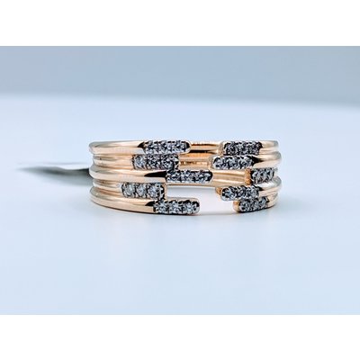 Ring Sofer Diamond "Puzzle" 14ky Sz7 219080077 Ring Sofer Diamond "Puzzle" 14ky Sz7 219080077