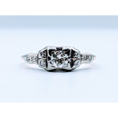 Ring .25ct Euro Dia 14ktt Sz6.5 119080057 Ring .25ct Euro Dia 14ktt Sz6.5 119080057