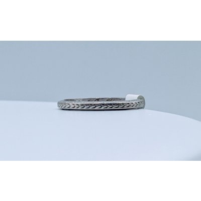 Ring Antique "Apr-25-25" Plat Sz4.25 119070030 Ring Antique "Apr-25-25" Plat Sz4.25 119070030