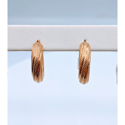 Earrings Hoops 14ky Twist 219060057 Earrings Hoops 14ky Twist 219060057