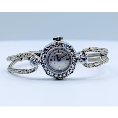 Watch Bulova Ladies .50ctw Dia 14kw 219090031 Watch Bulova Ladies .50ctw Dia 14kw 219090031