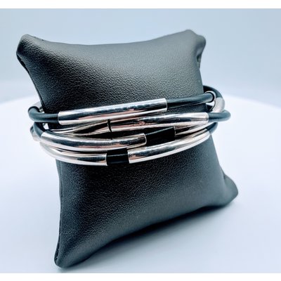 Bracelet RLM Rubber SS 7.5" 219090008 Bracelet RLM Rubber SS 7.5" 219090008