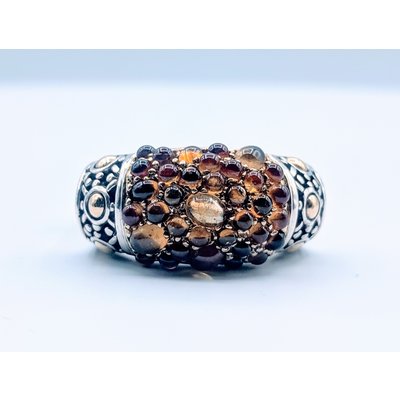 Ring John Hardy Citrine Cab SS/18k Sz 7 219080068 Ring John Hardy Citrine Cab SS/18k Sz 7 219080068