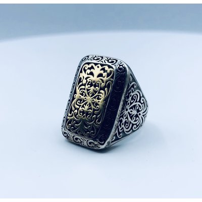 Ring Greek Style SS/18ky Sz10.5 219090035 Ring Greek Style SS/18ky Sz10.5 219090035
