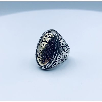 Ring Greek Style SS/18ky Sz10.5 219090036 Ring Greek Style SS/18ky Sz10.5 219090036