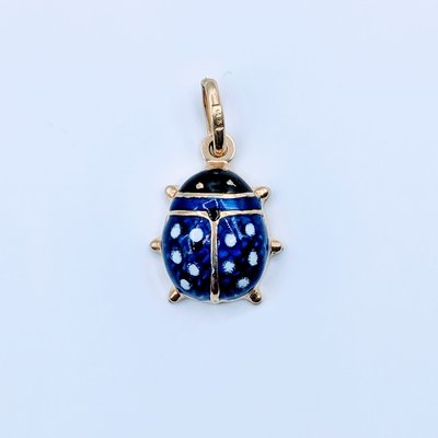 Pendant Lady Bug Blue 14ky 419090561 Pendant Lady Bug Blue 14ky 419090561