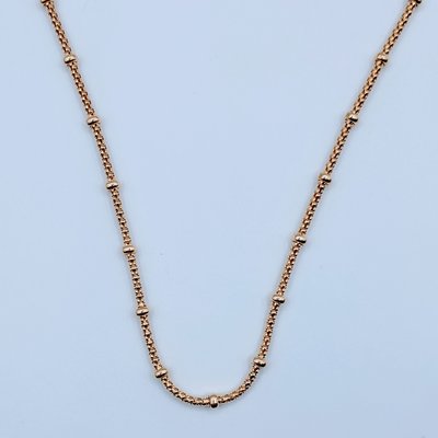 Necklace Mesh Bead 14ky 20" 419090484 Necklace Mesh Bead 14ky 20" 419090484