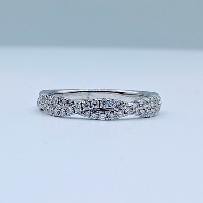 Ring Diamond Twist .33ctw 14kw Sz5.5 11910009 Ring Diamond Twist .33ctw 14kw Sz5.5 11910009