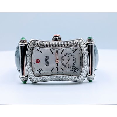 Watch Michele Caber Park .60ctw Diamond & Emerald 219100025 Watch Michele Caber Park .60ctw Diamond & Emerald 219100025