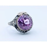  Ring 5ct Cr. Pink Sapphire Antique Filigree 14kw Sz6 219100048