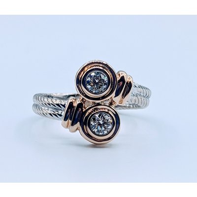 Ring .33ctw Cable 14ktt Sz7 119090044 Ring .33ctw Cable 14ktt Sz7 119090044